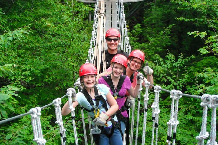 Smugglers' Notch Zipline Canopy Tour: ArborTrek Treetop Adventure photo 2