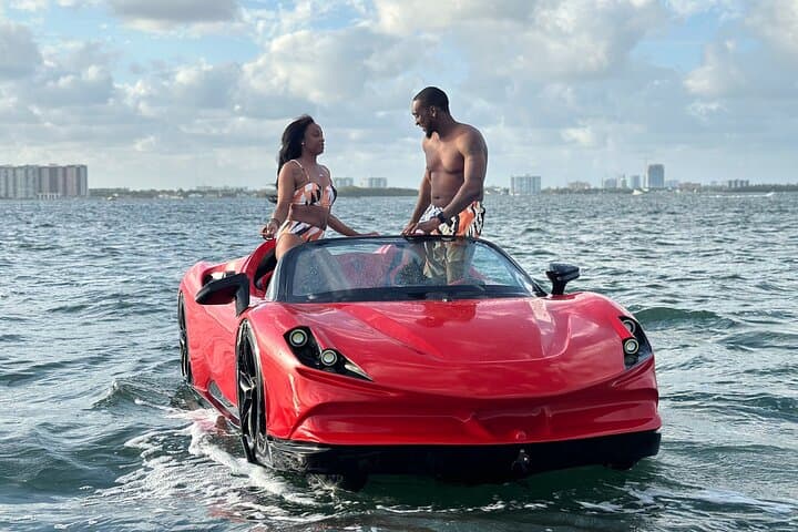 Miami Jetcar and Jetski Island Experience: High-Speed Rides & Celebrity Mansion Views