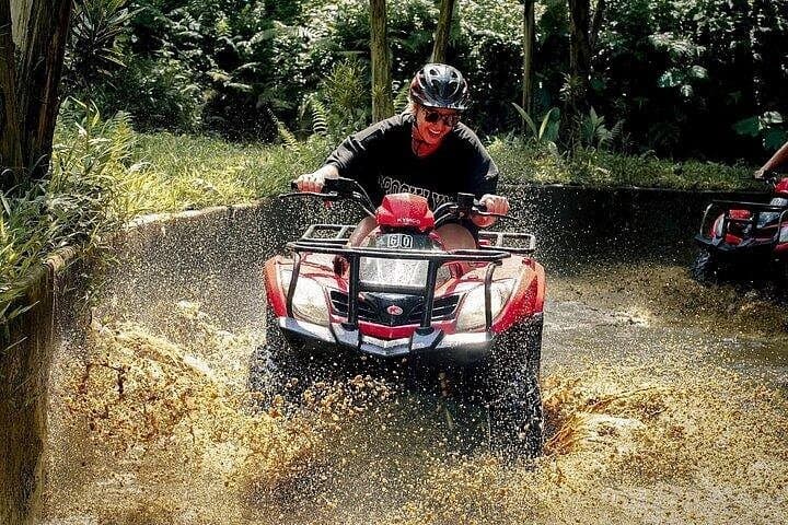 Full-Day ATV Adventure in Ubud: Tegenungan Waterfall, Goa Gajah & Temple Circuit photo 1