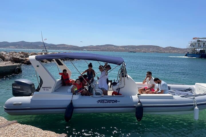 Paros Private 4.5-Hour Boat Tour to Blue Lagoon & Antiparos Caves photo 4