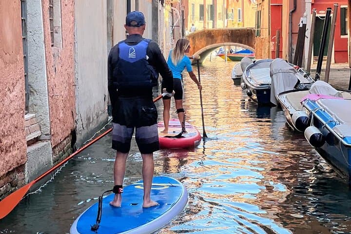 Stand Up Paddle Tour Through Venice Canals: Glide Past Palaces & Hidden Waterways