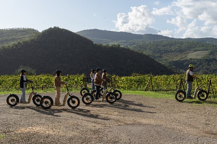 E-scooter Chianti Rufina Vineyard Tour: Ride through Tuscan Hills and Wine Tasting photo 1