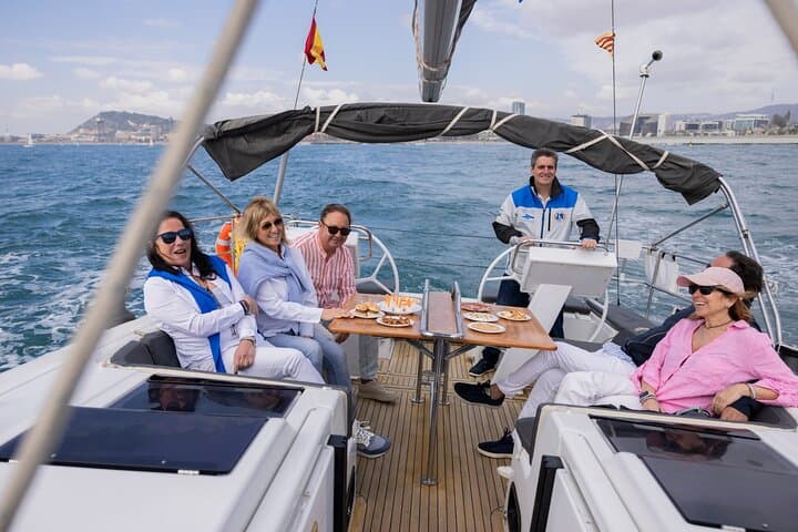 Barcelona Coastal Sail: Luxury Private Sailboat Experience from Port Olímpic photo 4