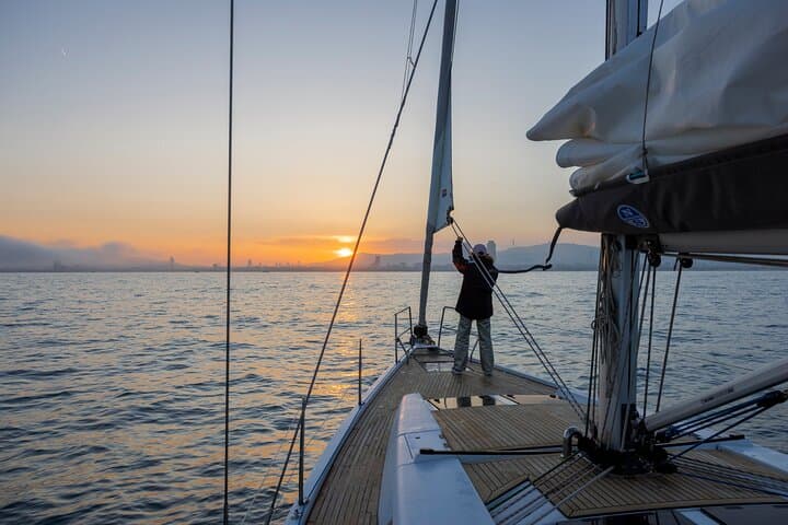 Sunset Luxury Sailboat Cruise from Port Olímpic — Barcelona Skyline by Sea photo 4