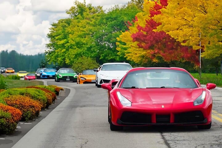 Exotic Supercar Driving Tour in Blue Mountain — Lamborghini, Ferrari & More