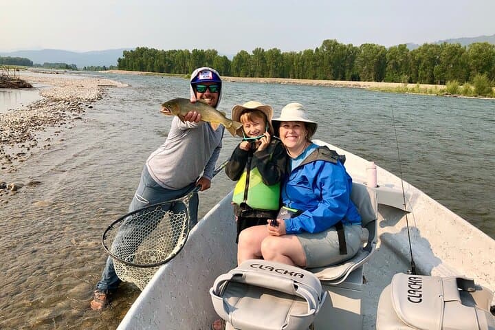 Half Day Big Boat Fishing in Jackson Hole: Family-Friendly Angling on Iconic Rivers