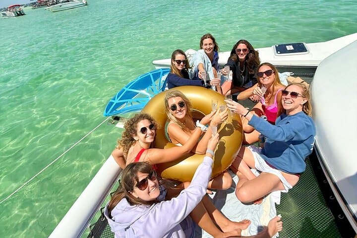 Private Catamaran Charter to Crab Island from Destin — Half-Day Catamaran Rental photo 3