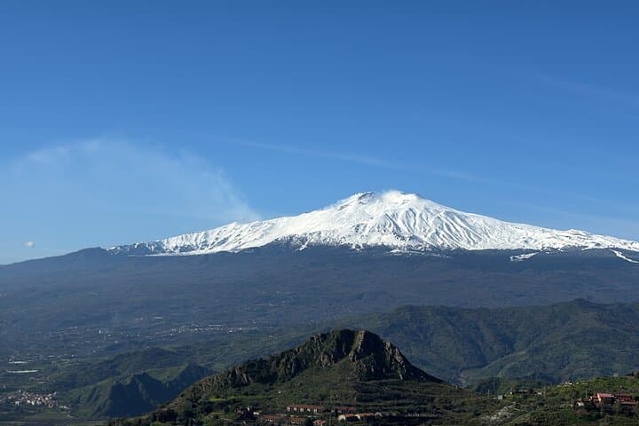 Mount Etna & Taormina Day Trip from Messina — Volcano Hike and Coastal Culture photo 1