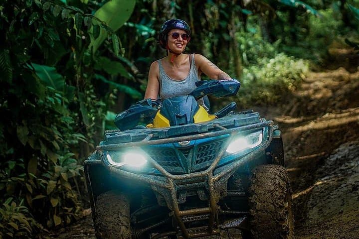 Full-Day ATV Adventure in Ubud: Tegenungan Waterfall, Goa Gajah & Temple Circuit photo 3