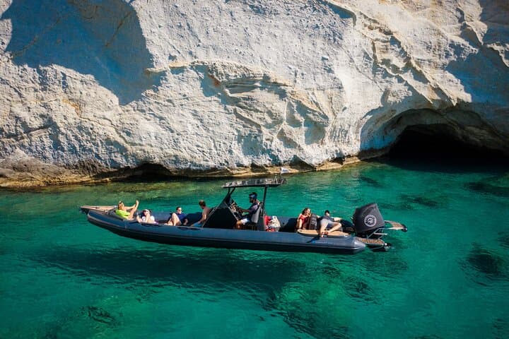Sifnos by Sea: Full-Day Private Boat Cruise to Chrisopigi, Kastro & Hidden Coves