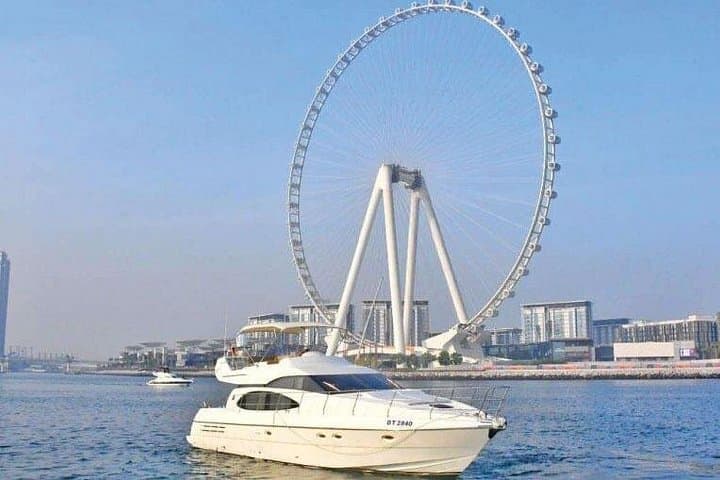 Dubai Marina Private Yacht Tour — 2-Hour Luxury Yacht Cruise to Palm & Burj Al Arab