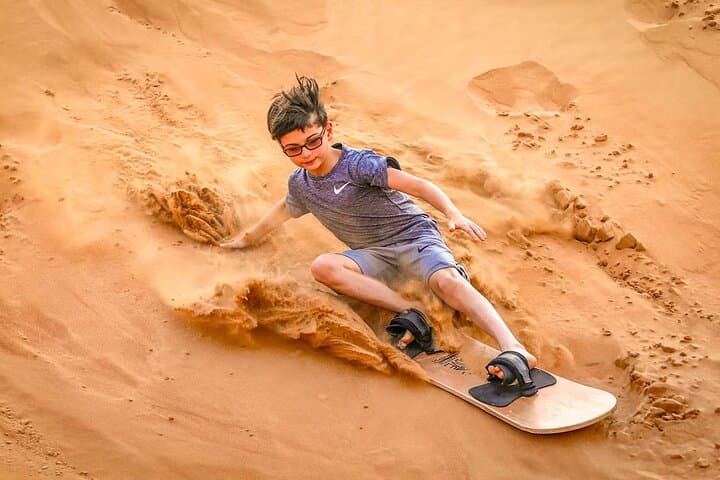 Dubai Evening Desert Safari: Dune Bashing, BBQ Dinner & Live Shows