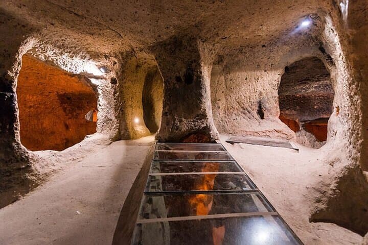 Cappadocia Private Day Tour: Kaymakli Underground City, Cavusin Castle & Avanos Pottery photo 1