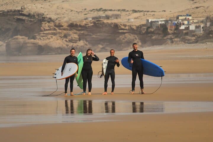 Beginner Surf Camp in Tamraght: 7-Day Small-Group Lessons & Surf House