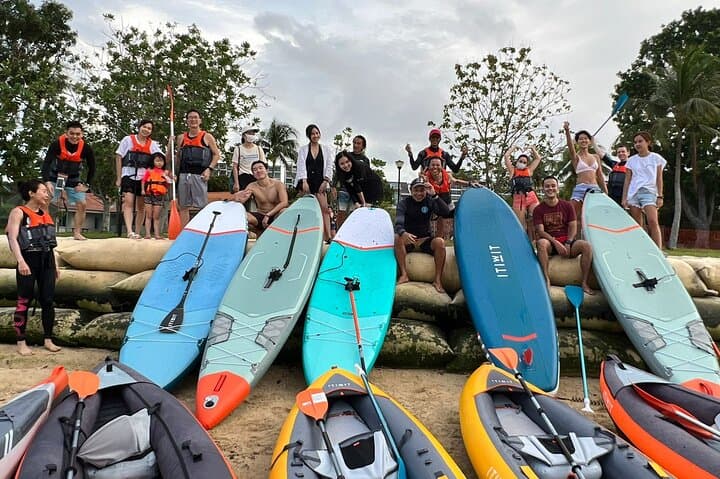 Standup Paddleboard Orientation at Pasir Ris Beach: Learn SUP in Singapore's Calm Coastal Waters photo 3