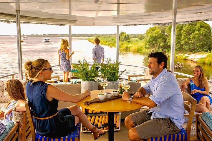 Zambezi Sunset Cruise at Victoria Falls: Evening Sundowners & Wildlife photo 1