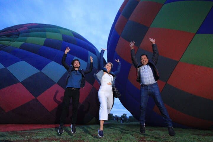 Sunrise Hot-Air Balloon Over Teotihuacan with Guided Pyramid Tour photo 2