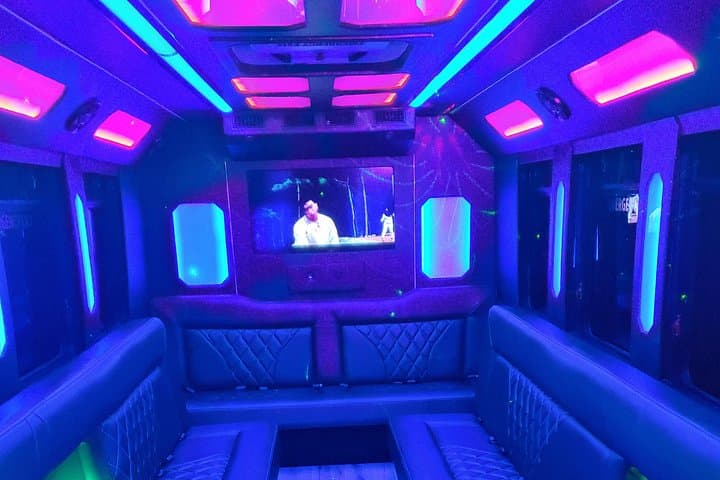 Las Vegas Airport Party Bus Transfer: Private Limo-Style Strip Sendoff photo 4