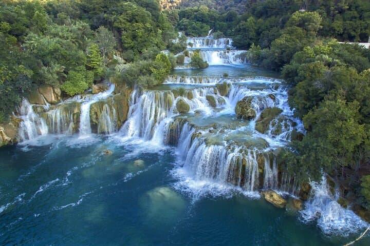 Krka Waterfalls & Skradin: Private Van Day Trip from Zadar