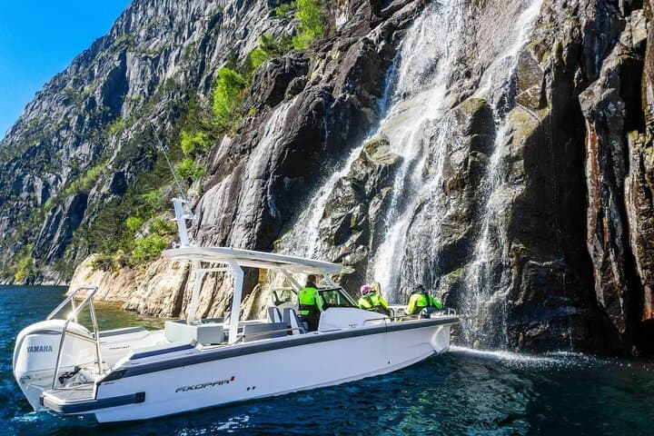 Stavanger Lysefjord Speedboat Safari — Pulpit Rock, Vagabond's Cave & Whiskey Falls
