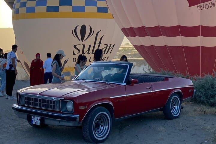 Vintage Car Tour in Cappadocia: Sunrise & Sunset Through Red, Rose and Love Valleys