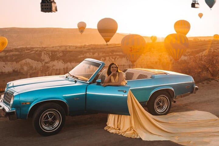Vintage Car Tour in Cappadocia: Sunrise & Sunset Through Red, Rose and Love Valleys photo 2