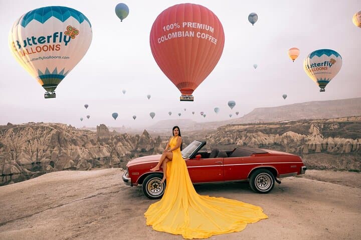 Vintage Car Tour in Cappadocia: Sunrise & Sunset Through Red, Rose and Love Valleys photo 3