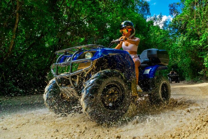 Playa del Carmen ATV, Zipline & Cenote Adventure in the Mayan Jungle