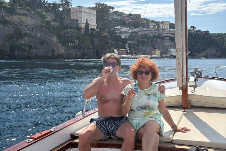 Sorrento Coast Gozzo Cruise with Limoncello Tasting