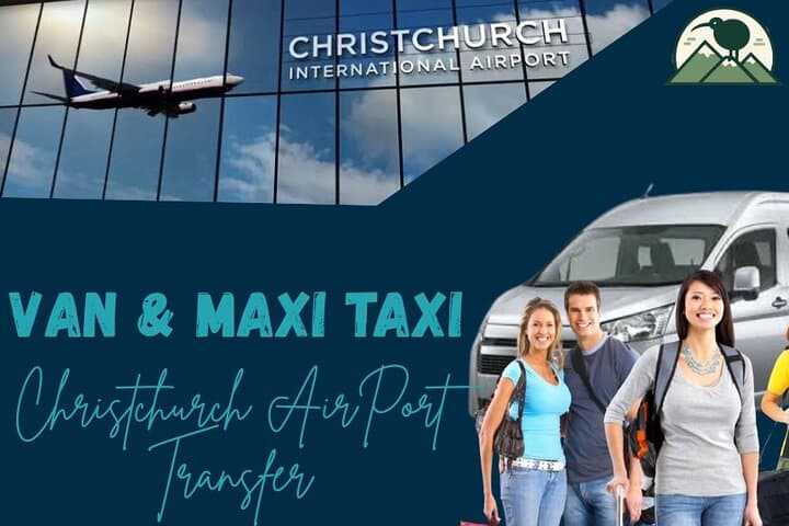 Christchurch Airport Van Transfer — Private Van to City (Min 4) photo 1