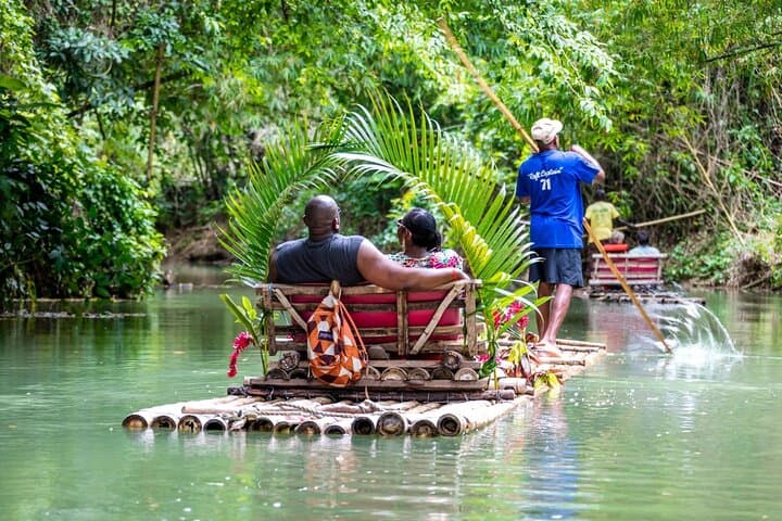 Ocho Rios Bamboo Rafting and Beach Horseback Ride — White River & Coastal Trails