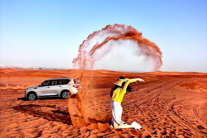 Dubai Morning Desert Safari: Dune Bashing, Sandboarding & Camel Ride photo 1
