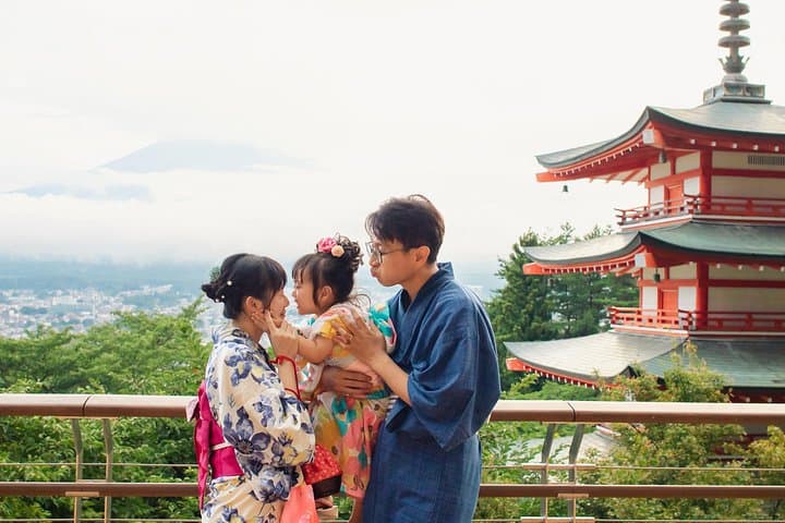 Kimono Rental with Mt. Fuji Views — Traditional Dress & Optional Photos photo 4