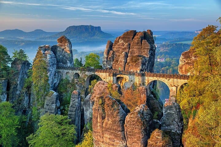 Prague to Dresden & Bastei Bridge: One-Day Wind through Saxon Switzerland
