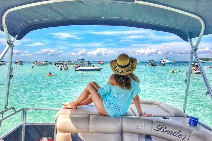 Ultimate Crab Island Private Pontoon Charter from Fort Walton Beach