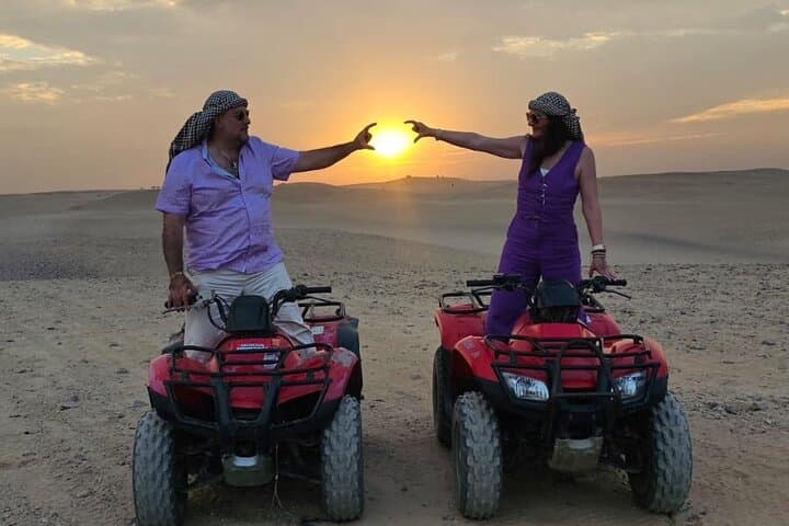 Giza Pyramids Private Tour: Sphinx, Camel Ride, ATV & Sunset Dinner