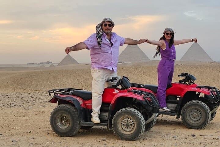 Giza Pyramids Private Tour: Sphinx, Camel Ride, ATV & Sunset Dinner photo 2