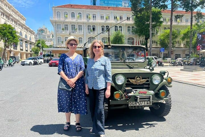 Saigon Private Jeep Tour: Half-Day Culture & City Sights