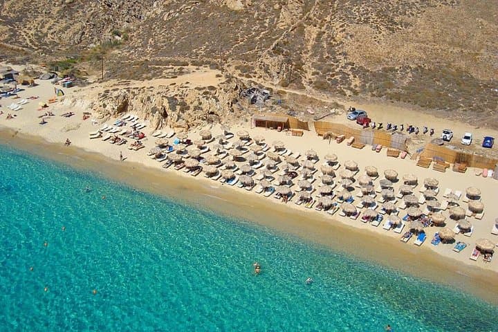 Mykonos Half-Day Luxury Van Tour: Armenistis Lighthouse, Ano Mera & Hidden Beaches photo 4