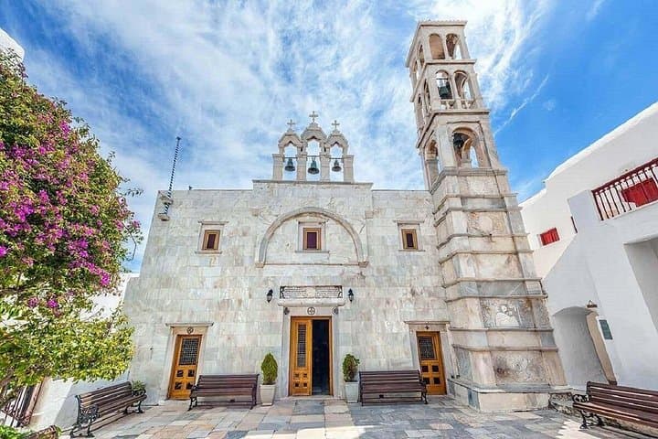 Mykonos Half-Day Luxury Van Tour: Armenistis Lighthouse, Ano Mera & Hidden Beaches photo 5