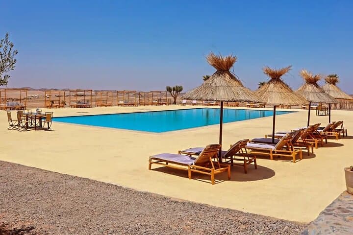 Agafay Desert Pool Day Pass with Lunch and Marrakech Transfer