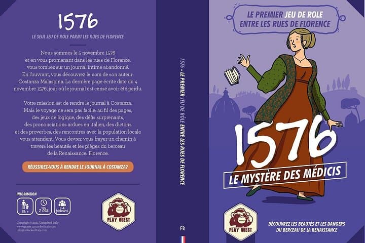 1576 — Le Mystère de Médicis: A Live Role-Playing Walk Through Renaissance Florence