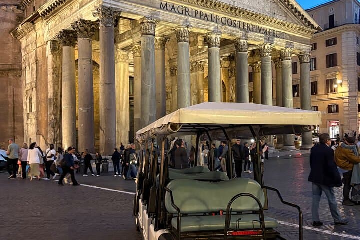 Private Night Golf Cart Tour in Rome: Illuminated Monuments & Trastevere After Dark photo 4