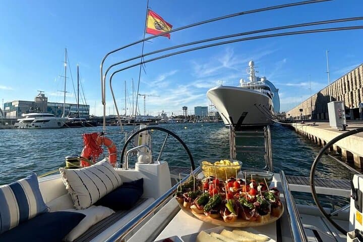 Barcelona Sailing Tour: Yacht, Cava, Tapas & Swim at Sunset photo 3