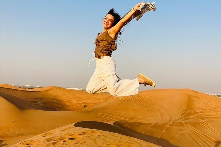 Sunset Dunes: Dubai Premium Desert Safari with ATV, Camel Ride & BBQ Dinner photo 4