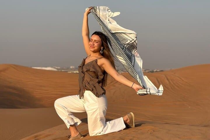 Sunset Dunes: Dubai Premium Desert Safari with ATV, Camel Ride & BBQ Dinner photo 5