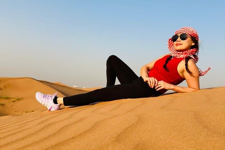 Sunset Dunes: Dubai Premium Desert Safari with ATV, Camel Ride & BBQ Dinner photo 6