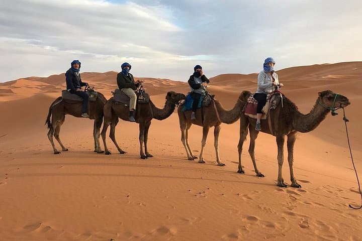 Overnight at Merzouga: Luxury AC Desert Camp with Camel Ride, Sandboarding & Starry Sunrise photo 4
