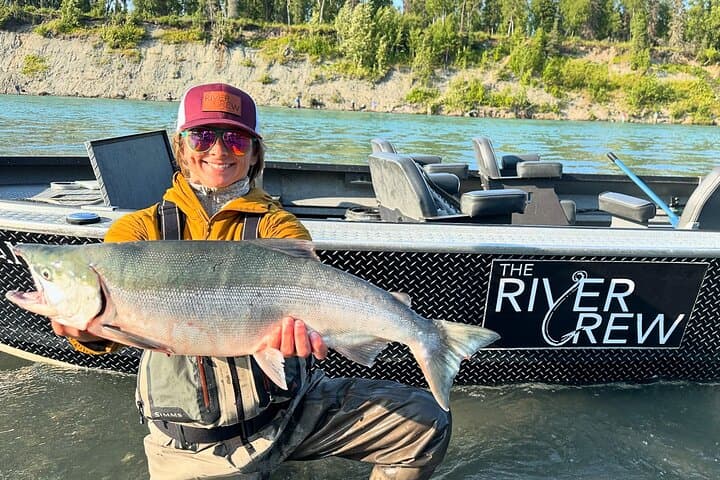 Kenai River Red Salmon Full-Day Charter: Willie-Boat Fishing on Alaska's Sockeye Run photo 2