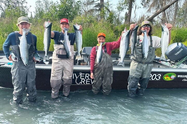Kenai River Red Salmon Full-Day Charter: Willie-Boat Fishing on Alaska's Sockeye Run photo 3